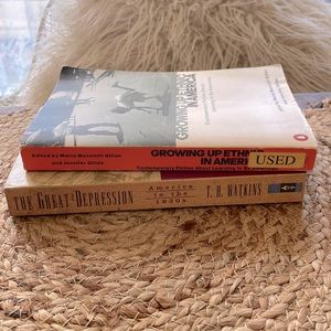 Set of 2 Books | T.H. Watkins The Great Depression | Collection Growing Up In..